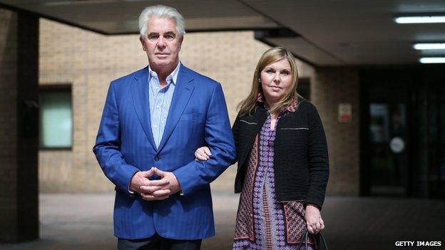 Max Clifford and his daughter Louise