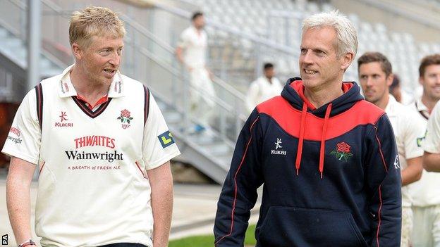 Glen Chapple and Peter Moores