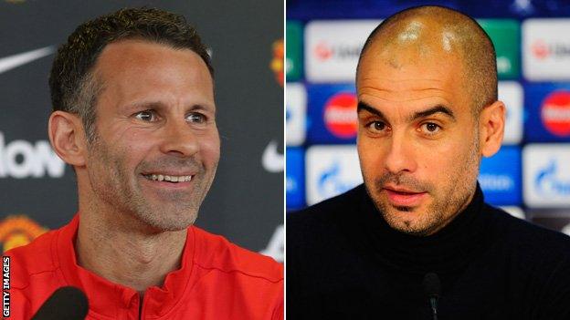 Ryan Giggs Pep Guardiola