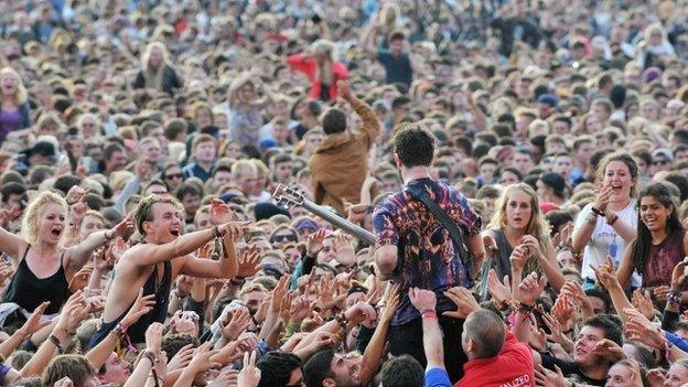 Festival crowd