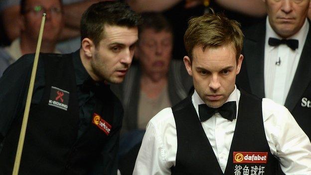 Mark Selby and Ali Carter