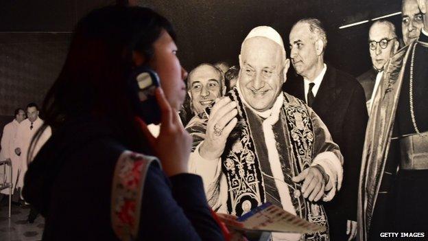 An exhibition entitled 'The humility and courage that changed history" is dedicated to late Popes John XXIII and John Paul II at the Vatican