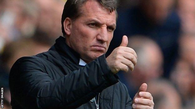 Liverpool manager Brendan Rodgers