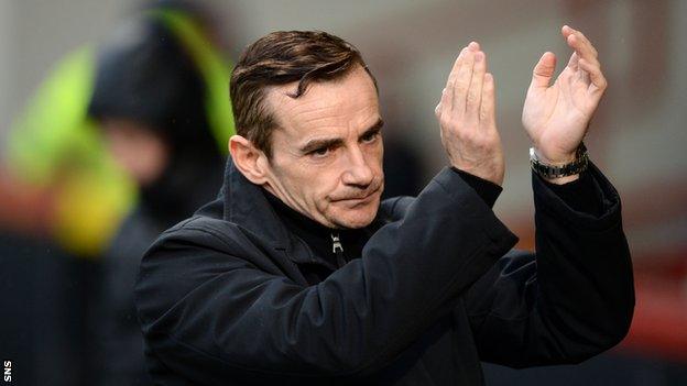 St Mirren boss Danny Lennon