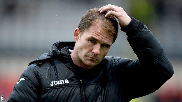 Partick Thistle boss Alan Archibald