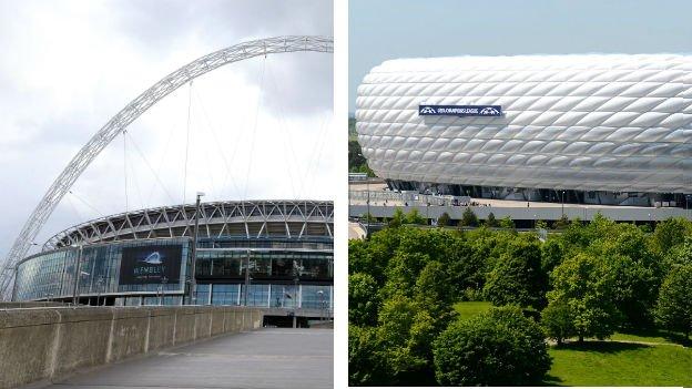 Wembley and Allianz Arena