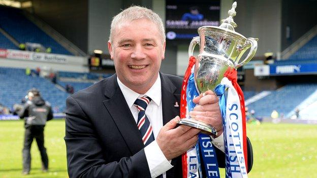 Rangers manager Ally McCoist