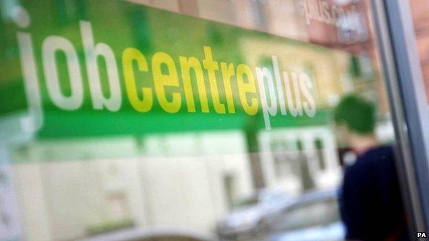 Job Centre sign