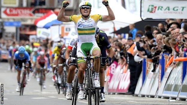 Australian Simon Gerrans wins Liege-Bastogne-Liege