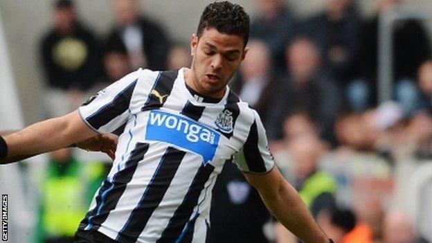 Hatem Ben Arfa in action for Newcastle