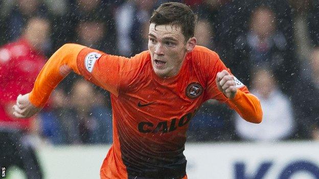 Dundee United defender Andrew Robertson