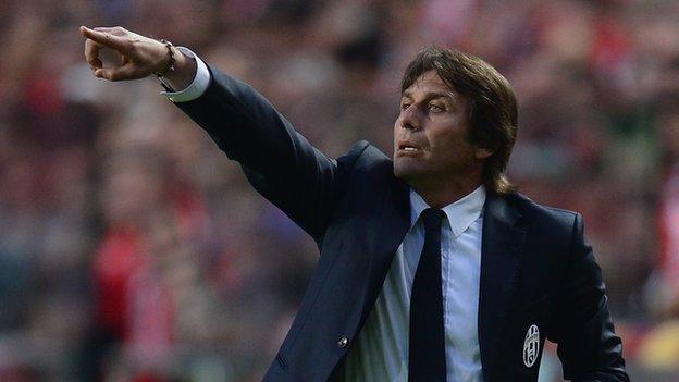 Juventus coach Antonio Conte