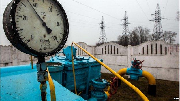 Gas supply station near Kiev