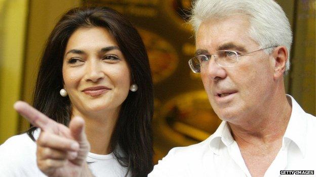 Faria Alam and Max Clifford