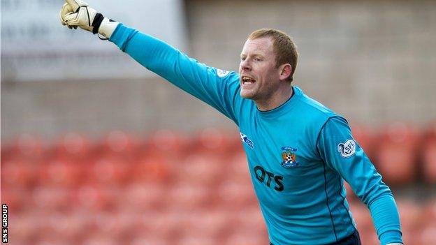 Kilmarnock goalkeeper Craig Samson