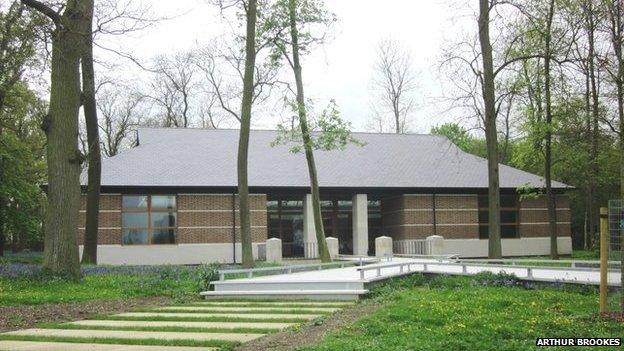 Interpretive centre, Cambridge American Cemetery