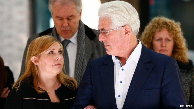 Max Clifford with his daughter Louise