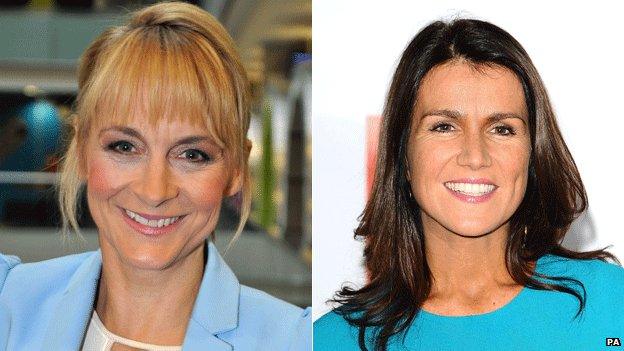 Louise Minchin and Susanna Reid