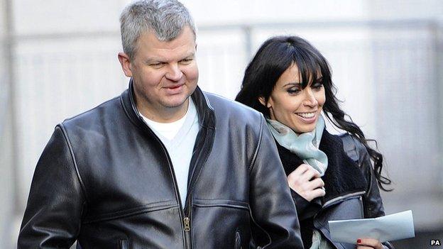 Adrian Chiles and Christine Bleakley