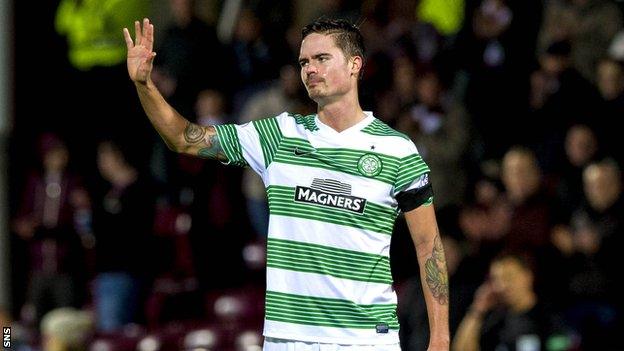 Celtic defender Mikael Lustig