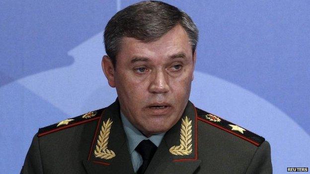 Valery Gerasimov, Russian armed forces chief of staff, file pic