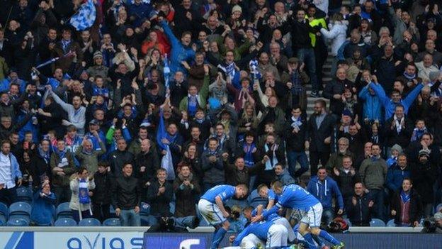 St Johnstone fans