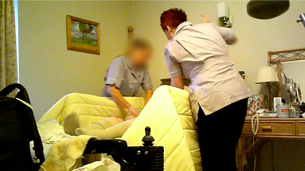 Panorama secret filming revealed The Old Deanery resident, Joan Maddison, was slapped