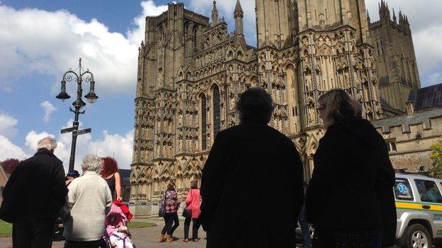 Rescue at Wells Cathedral