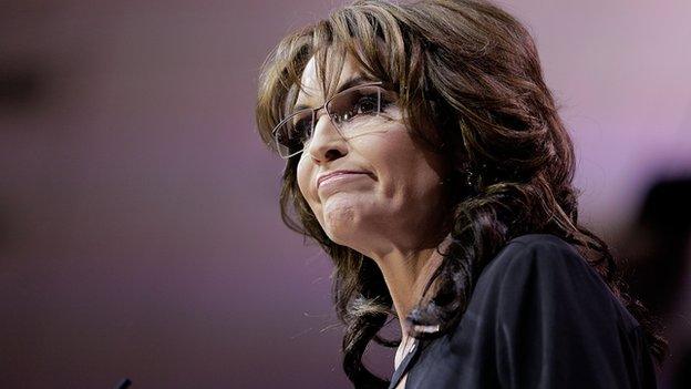 Sarah Palin speaks at the Conservative Political Action Conference in Washington, DC, on 8 March, 2014.