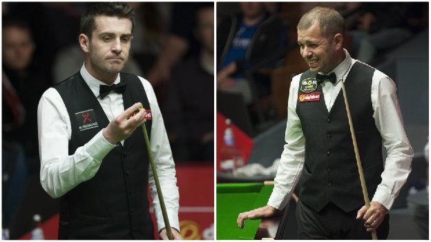 Mark Selby and Barry Hawkins