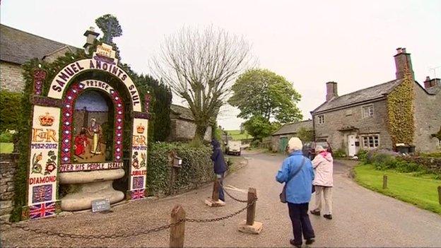 Tissington well dressing