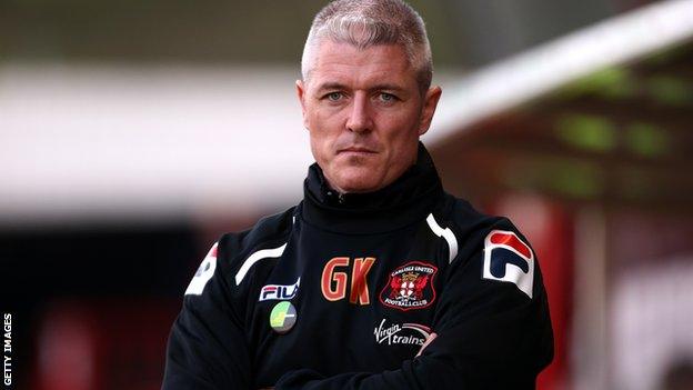 Carlisle United manager Graham Kavanagh