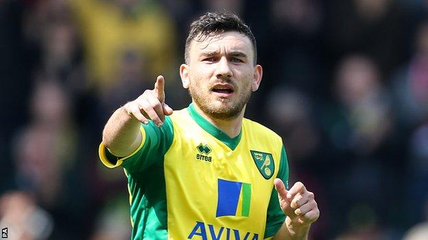 Scotland and Norwich City midfielder Robert Snodgrass