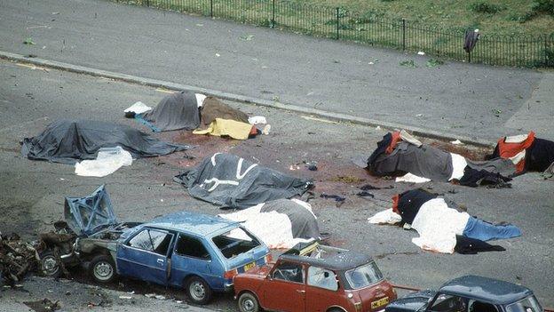 Aftermath of Hyde Park bombings