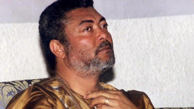 Jerry Rawlings in 1998