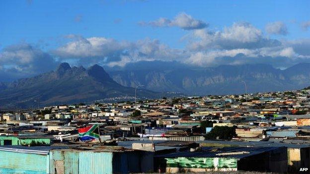 A general view of Khayelitsha township near Cape Town in South Africa - 2010