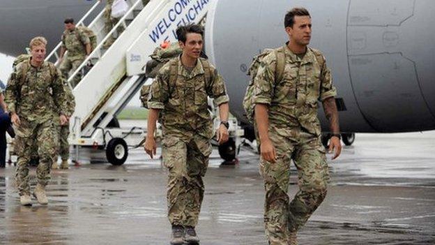 RAF squadron returns