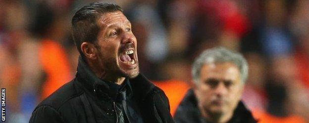 Atletico Madrid manager Diego Simeone