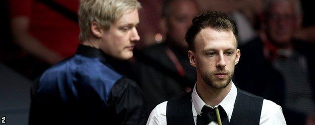 Neil Robertson and Judd Trump