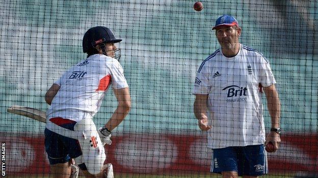 Alastair Cook and Graham Gooch