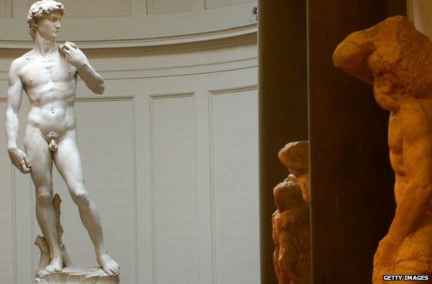 Michelangelo's statue of David