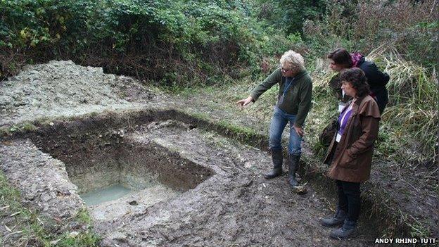 Site of the Amesbury dig