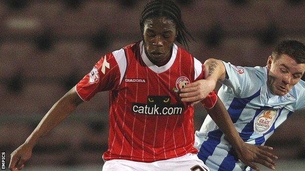 Walsall forward Romaine Sawyers