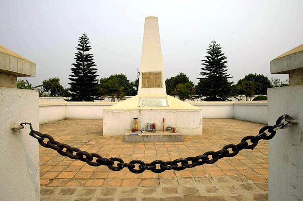 Dien Bien Phu memorial to French soldiers who died in battle there