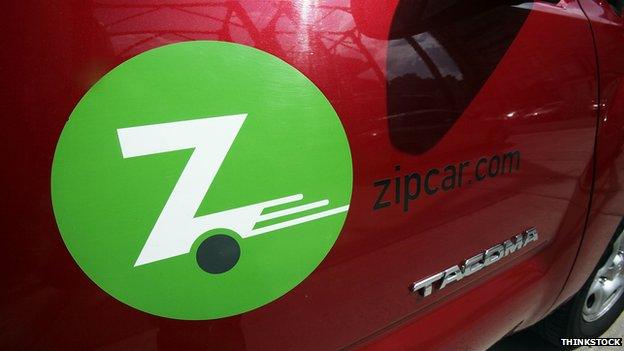 Zipcar closeup