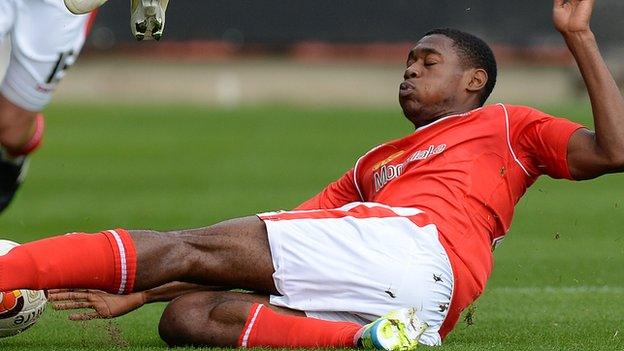 Crewe Alexandra top scorer Chuks Aneke