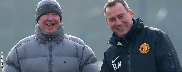 Sir Alex Ferguson and Rene Meulensteen