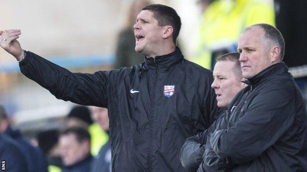 Lee Wilkie, George Shields and Stuart Garden