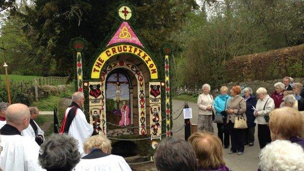 Tissington well dressing