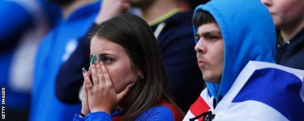 Birmingham fans endured an anxious afternoon before seeing their side secure their Championship survival